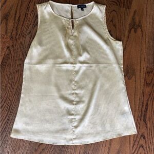 The Limited Yellow Polka Dot Sleeveless Top